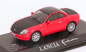 LANCIA FULVIA CONCEPT CAR TOY FAIR NUERNBERG 2004 RED FLATBLACK