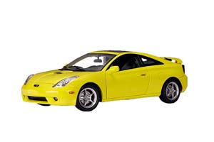 TOYOTA CELICA GTS 2002 YELLOW