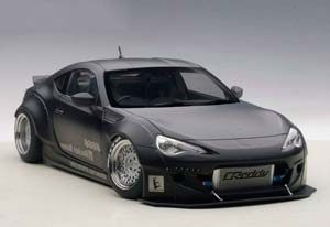 TOYOTA 86 ROCKET BUNNY 2012 MATT BLACK/BLACK WHEELS — фото 8
