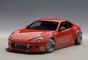 TOYOTA 86 ROCKET BUNNY 2012 RED/SILVER WHEELS — фото 4