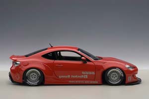 TOYOTA 86 ROCKET BUNNY 2012 RED/SILVER WHEELS — фото 7