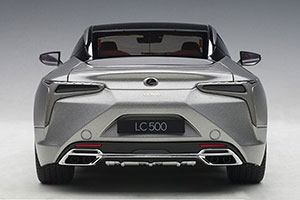 LEXUS LC500 COUPE 2016 TITAN SILVER/RED INTERIOR — фото 12