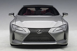 LEXUS LC500 COUPE 2016 TITAN SILVER/RED INTERIOR — фото 13