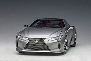 LEXUS LC500 COUPE 2016 TITAN SILVER/RED INTERIOR — фото 16