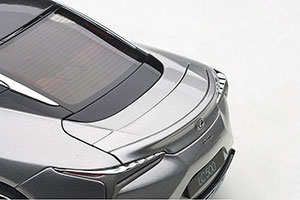 LEXUS LC500 COUPE 2016 TITAN SILVER/RED INTERIOR — фото 8