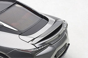 LEXUS LC500 COUPE 2016 TITAN SILVER/RED INTERIOR — фото 9