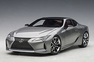 LEXUS LC500 COUPE 2016 TITAN SILVER/RED INTERIOR — фото 10