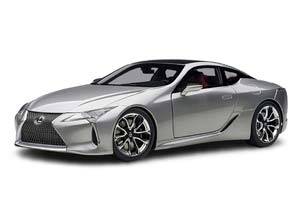 LEXUS LC500 COUPE 2016 TITAN SILVER/RED INTERIOR — фото 1