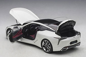 LEXUS LC 500 F 2019 WHITE METALLIC/DARK ROSE INTERIOR — фото 3