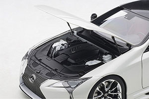 LEXUS LC 500 F 2019 WHITE METALLIC/DARK ROSE INTERIOR — фото 6