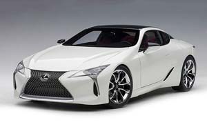 LEXUS LC 500 F 2019 WHITE METALLIC/DARK ROSE INTERIOR — фото 1