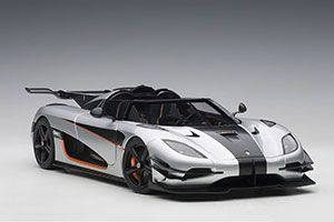 KOENIGSEGG ONE: 1 2014 GRAY WITH CARBON FINISH AND ORANGE — фото 16