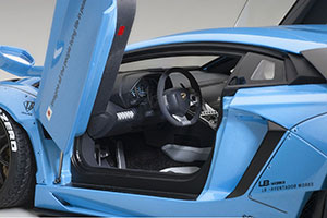 LAMBORGHINI AVENTADOR LB PERFORMANCE 2017 BLUE — фото 4