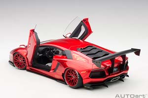 LAMBORGHINI AVENTADOR LB-WORKS 2015 RED METALLIC — фото 11