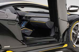 LAMBORGHINI CENTENARIO LP770-4 2017 CARBON/YELLOW — фото 5