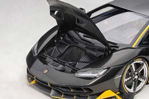 LAMBORGHINI CENTENARIO LP770-4 2017 CARBON/YELLOW — фото 6