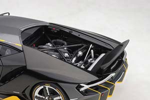 LAMBORGHINI CENTENARIO LP770-4 2017 CARBON/YELLOW — фото 7