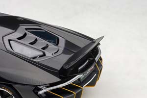 LAMBORGHINI CENTENARIO LP770-4 2017 CARBON/YELLOW — фото 8