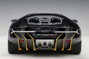 LAMBORGHINI CENTENARIO LP770-4 2017 CARBON/YELLOW — фото 11