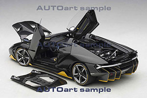 LAMBORGHINI CENTENARIO ROADSTER 2016 CLEAR CARBON/YELLOW ACCENTS — фото 3