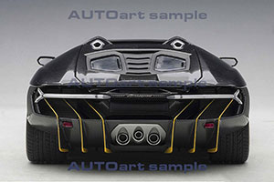 LAMBORGHINI CENTENARIO ROADSTER 2016 CLEAR CARBON/YELLOW ACCENTS — фото 12