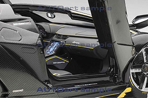 LAMBORGHINI CENTENARIO ROADSTER 2016 CLEAR CARBON/YELLOW ACCENTS — фото 5
