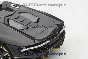 LAMBORGHINI CENTENARIO ROADSTER 2016 CLEAR CARBON/YELLOW ACCENTS — фото 6