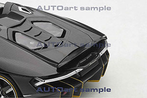 LAMBORGHINI CENTENARIO ROADSTER 2016 CLEAR CARBON/YELLOW ACCENTS — фото 7