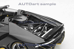 LAMBORGHINI CENTENARIO ROADSTER 2016 CLEAR CARBON/YELLOW ACCENTS — фото 8