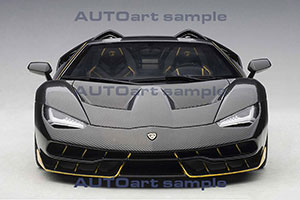 LAMBORGHINI CENTENARIO ROADSTER 2016 CLEAR CARBON/YELLOW ACCENTS — фото 11