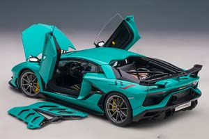 LAMBORGHINI AVENTADOR SVJ SOLID BLUE / ЛАМБОРГИНИ АВЕНТАДОР SVJ СПЛОШНОЙ СИНИЙ — фото 3