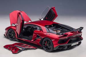 LAMBORGHINI AVENTADOR SVJ METALLIC RED / ЛАМБОРГИНИ АВЕНТАДОР SVJ МЕТАЛЛИЧЕСКИЙ КРАСНЫЙ — фото 3