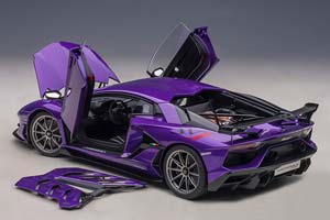 LAMBORGHINI AVENTADOR SVJ 2019 VIOLET METALLIC / ЛАМБОРГИНИ АВЕНТАДОР SVJ 2019 ФИОЛЕТОВЫЙ МЕТАЛЛИК — фото 3