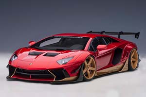 LAMBORGHINI AVENTADOR LB PERFORMANCE HYPER RED/GOLD ACCENTS — фото 12