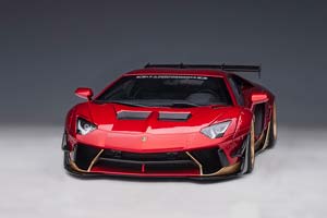 LAMBORGHINI AVENTADOR LB PERFORMANCE HYPER RED/GOLD ACCENTS — фото 13