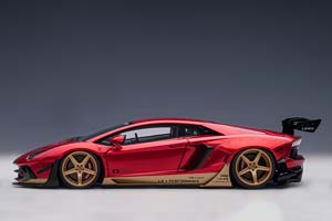 LAMBORGHINI AVENTADOR LB PERFORMANCE HYPER RED/GOLD ACCENTS — фото 15