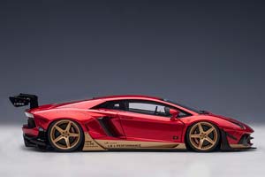 LAMBORGHINI AVENTADOR LB PERFORMANCE HYPER RED/GOLD ACCENTS — фото 16