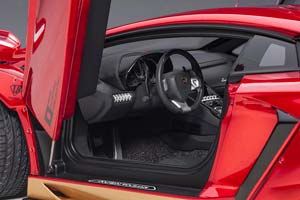 LAMBORGHINI AVENTADOR LB PERFORMANCE HYPER RED/GOLD ACCENTS — фото 4