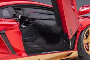 LAMBORGHINI AVENTADOR LB PERFORMANCE HYPER RED/GOLD ACCENTS — фото 5