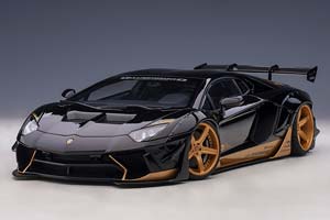 LAMBORGHINI AVENTADOR LB PERFORMANCE BLACK/GOLDEN — фото 12