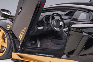 LAMBORGHINI AVENTADOR LB PERFORMANCE BLACK/GOLDEN — фото 4