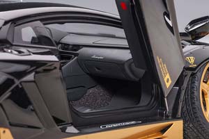 LAMBORGHINI AVENTADOR LB PERFORMANCE BLACK/GOLDEN — фото 5