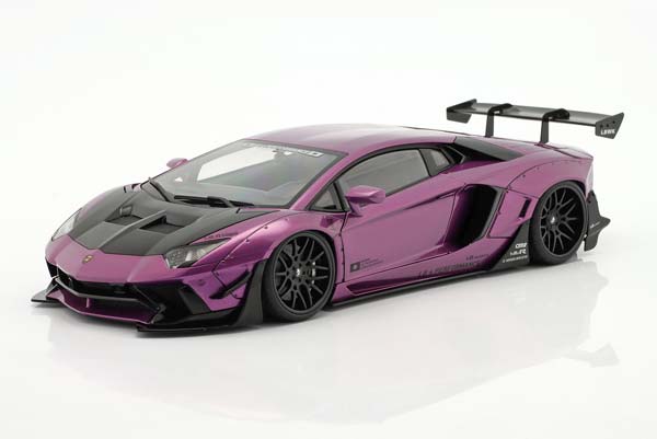 LAMBORGHINI AVENTADOR LIBERTY WALK LB WORKS 2020 / ЛАМБОРГИНИ АВЕНТАДОР ФИОЛЕТОВЫЙ С КАРБОНОМ