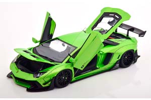 LAMBORGHINI AVENTADOR LIBERTY WALK LB WORKS LIMITED EDITION ЗЕЛЕНЫЙ — фото 3