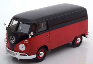 VW VOLKSWAGEN T1 VAN 1967, RED BLACK