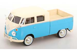 VW VOLKSWAGEN BULLI T1 DOKA PICK UP LIGHT BLUE/CREME