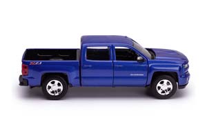 CHEVROLET SILVERADO 1500 LT-Z71 CREW CAB 2017 СИНИЙ — фото 9