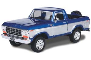 FORD BRONCO (С ОТКРЫТЫМ ВЕРХОМ) 1978 СИНИЙ С СЕРЫМ — фото 3