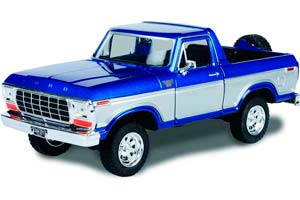 FORD BRONCO 1978 HARD TOP СИНИЙ С БЕЛЫМ, С ЗАПАСНЫМ КОЛЕСОМ
