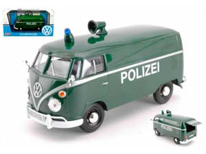 VW VOLKSWAGEN TYPE 2 T1 DELIVERY VAN POLIZEI ПОЛИЦИЯ ФРГ, GREEN